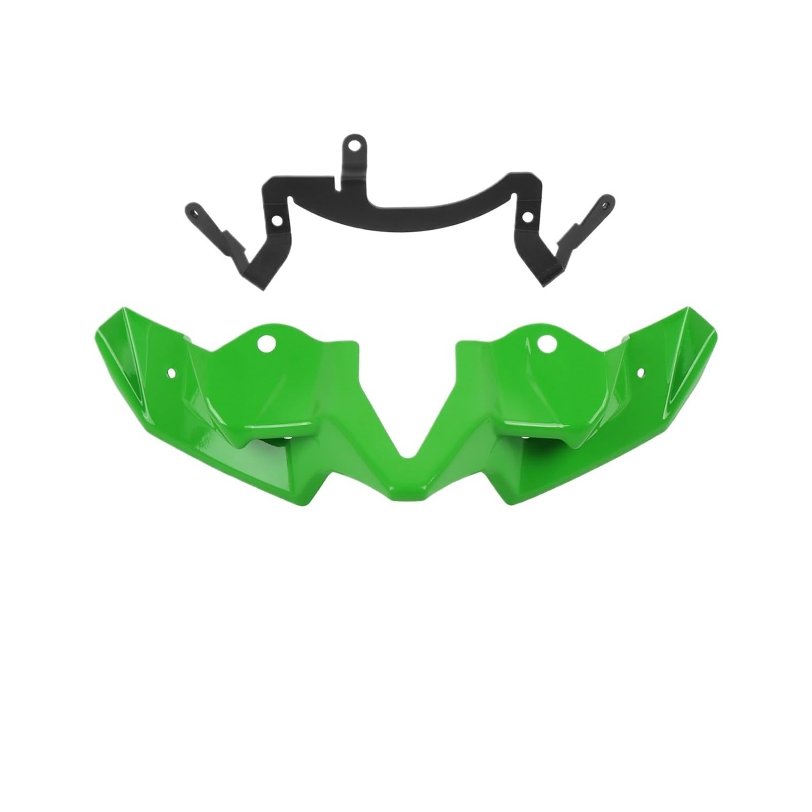 NVDERTA Kompatibel mit KAWASAKI Z900 2020-2024 Front Downforce Spoiler Z 900 Naked Winglet Aerodynamische Wanne Flügeldeflektor(Green) von NVDERTA