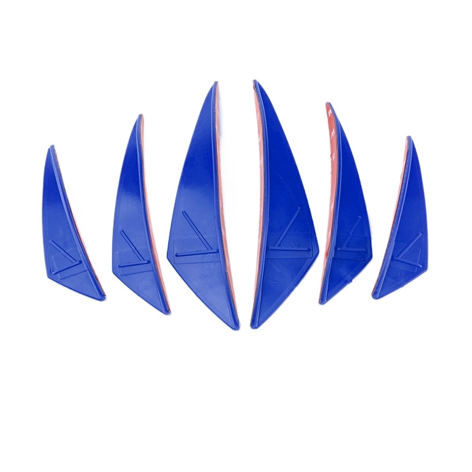 NVDERTA Kompatibel mit Motorrad Frontspoiler, Seitenspoiler, Windschutzscheibe, Windabweiser, Aerodynamik Kotflügel-Set, Spoiler, kompatibel mit BMW, Yamaha, Suzuki (Blue) von NVDERTA