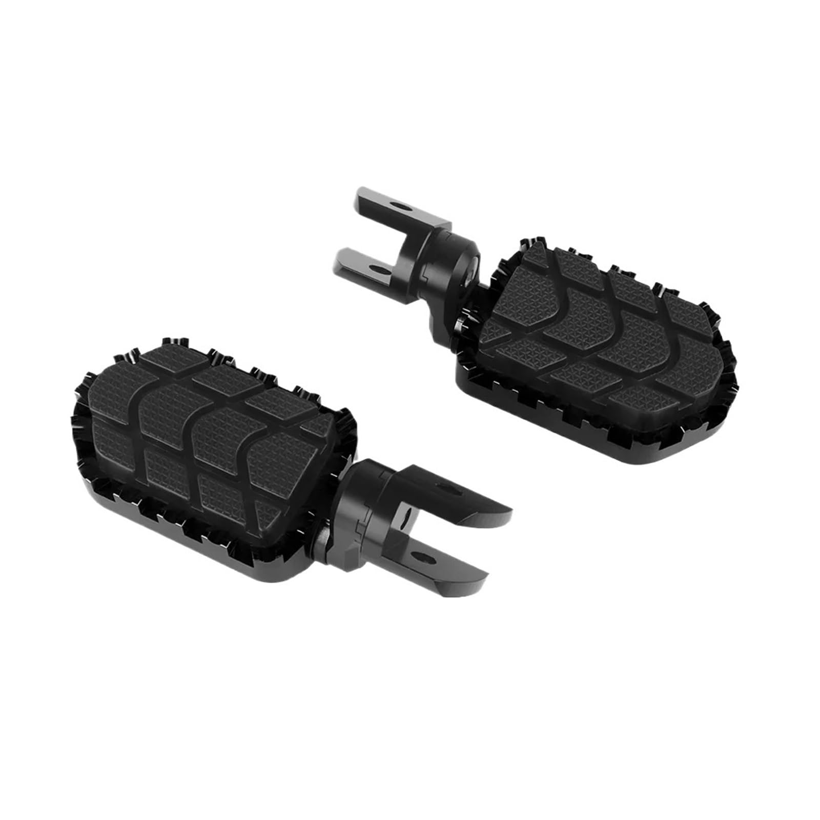 NVDERTA Kompatibel mit Motorrad-Modifikationszubehör: Aluminium-Fußpedal, hinteres Fußpedal, kompatibel mit BMW R1200GS ADV 2005–2013 R 1200 GS OC ADV R1200GSA (schwarz mit Abdeckung) von NVDERTA