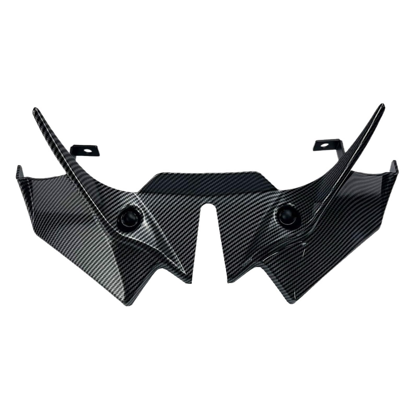 NVDERTA Kompatibel mit Motorrad-Sport-Downforce-Spoilern, aerodynamische Flügelabweisern, kompatibel mit Kawasaki Z650 2020 2021 2022 2023 2024 (Carbon) von NVDERTA