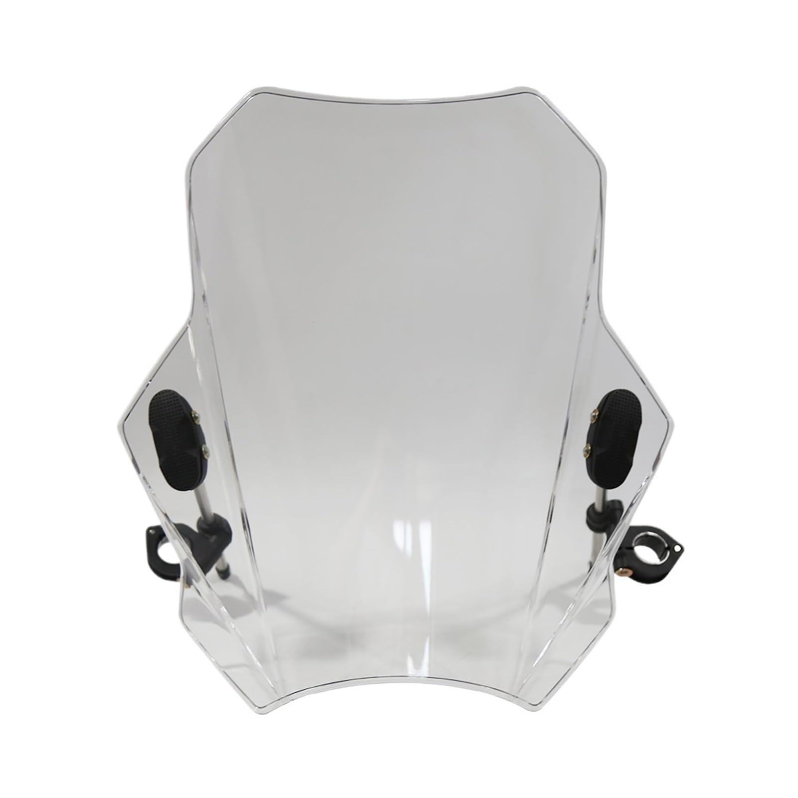 NVDERTA Kompatibel mit Motorrad-Windschutzscheibe, universeller Motorrad-Windschutz, verstellbar, kompatibel mit G310R, R1150R, R1200R, F800S, CB500X, NC700X, NC750X (transparent) von NVDERTA