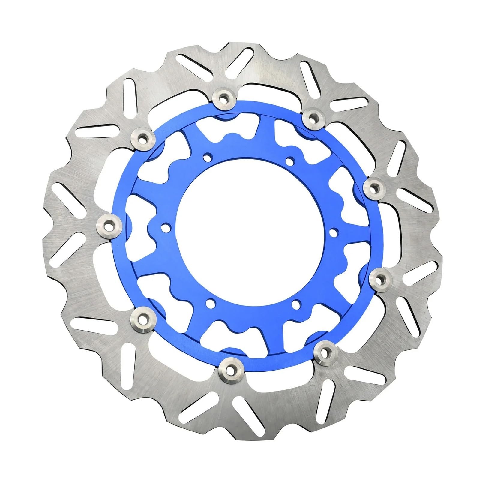 NVDERTA Kompatibel mit Motorrädern, 270 mm, 320 mm, schwimmender Scheibenrotor, kompatibel mit Yamaha YZ250, YZ125, YZ250F, YZ250FX, YZ250X, YZ400F, YZ450F, 426F, Universal (320 mm Scheibenblau) von NVDERTA