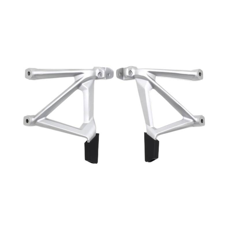 NVDERTA Kompatibel mit R1250GS R1200GS Rückfußrasten Kit Fußrasten Fußrastenhalterung kompatibel mit BMW R1250 R1200 GS LC Adventure 2013–2023 (Silber) von NVDERTA