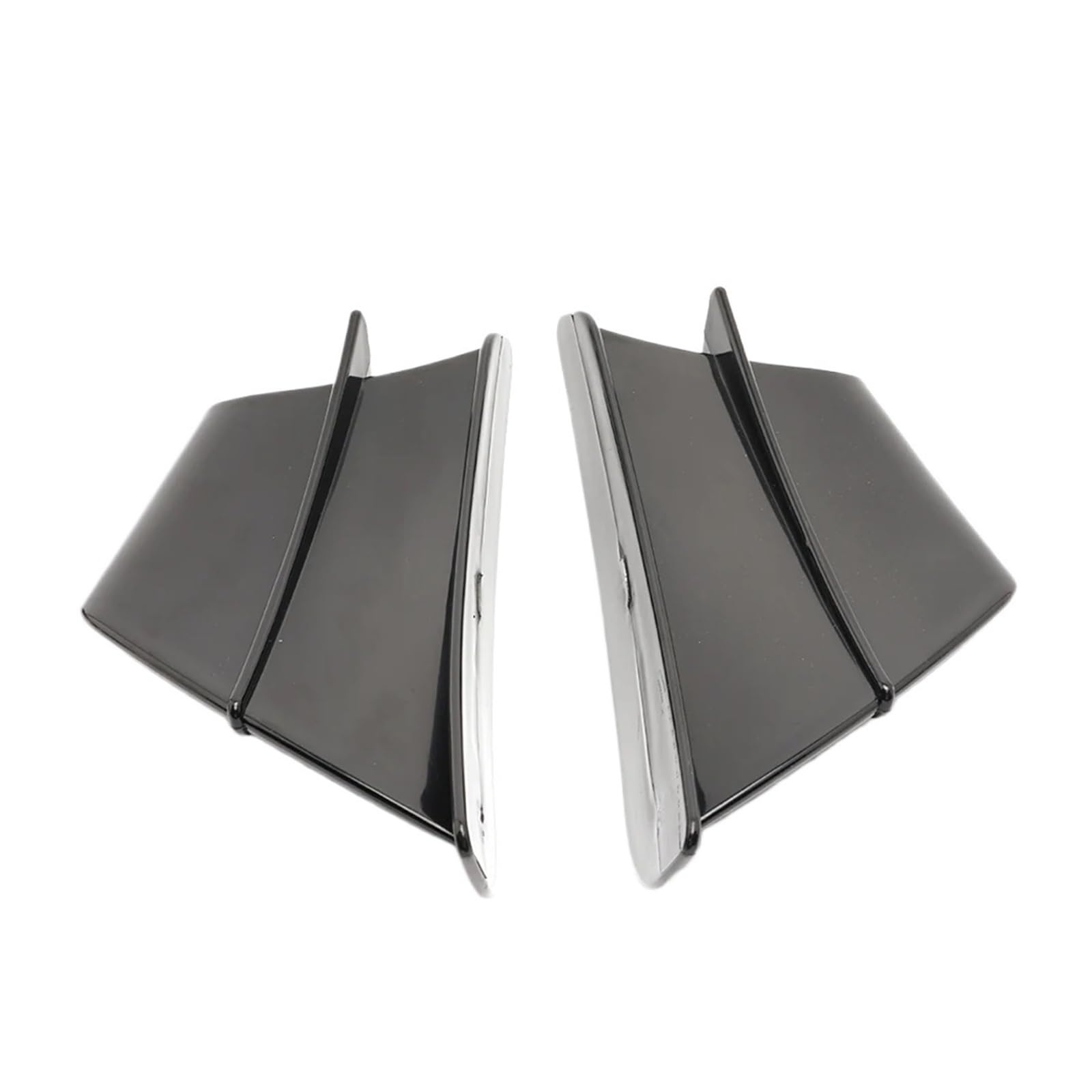 NVDERTA Kompatibel mit Yamaha YZF R1 R1M R3 R6 R7 R25 R125 Motorradzubehör Frontverkleidung Seitenspoiler Spoiler 1 Paar (schwarz) von NVDERTA