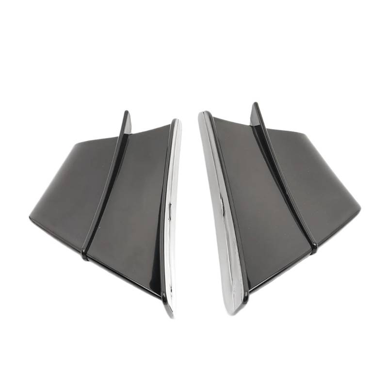 NVDERTA Kompatibel mit Yamaha YZF R1 R1M R3 R6 R7 R25 R125 Motorradzubehör Frontverkleidung Seitenspoiler Spoiler 1 Paar (schwarz) von NVDERTA