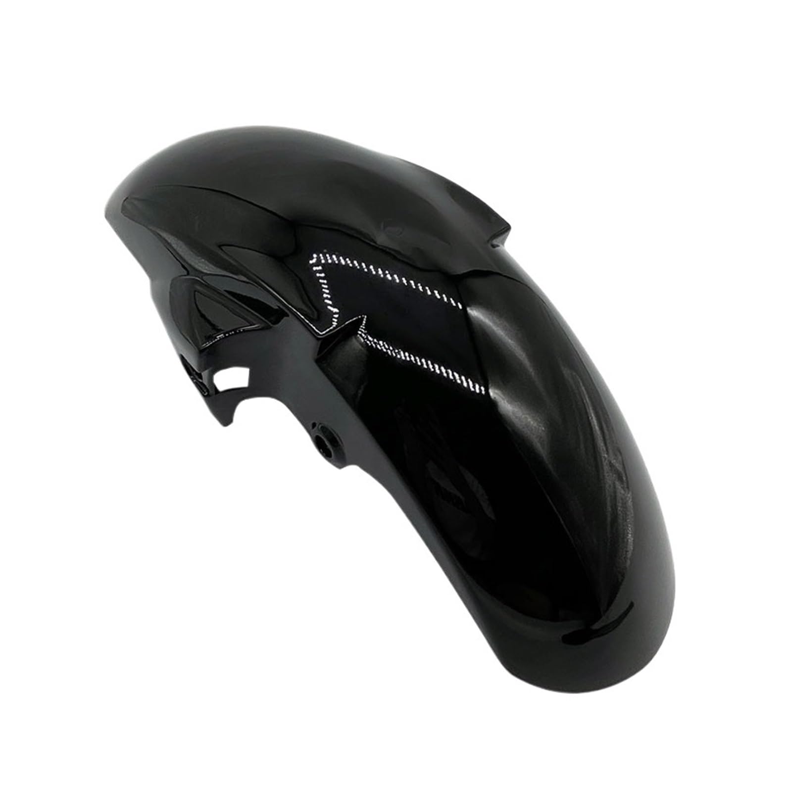 NVDERTA Kompatibel mit Yamaha YZF R6 YZFR6 YZF-R6 2003 2004, Zubehör aus ABS-Kunststoff für Motorrad, Vorderrad-Schutzblech, Schwarz (Gloss Black) von NVDERTA
