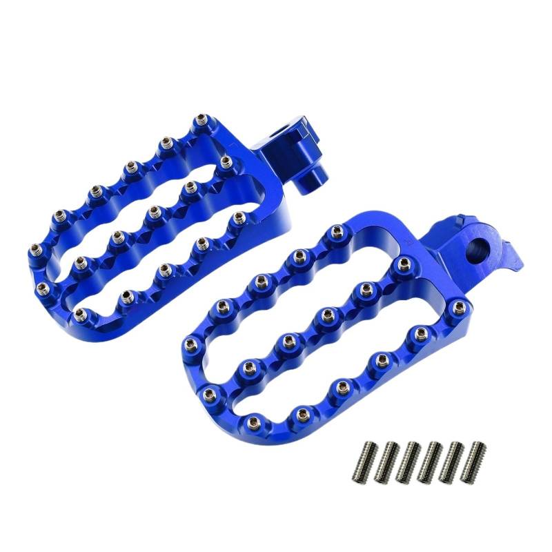 NVDERTA Kompatibel mit erweiterten Fußrasten, Fußrasten und Pedalen, kompatibel mit Yamaha TENERE 700 XTZ 700 TENERE700 XTZ700 T700 2019-2024, Motorradzubehör (Blau) von NVDERTA