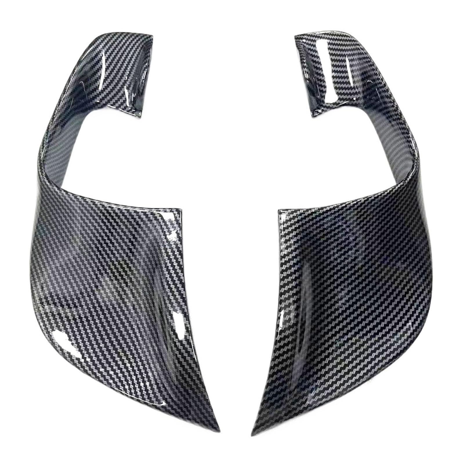 NVDERTA Windabweiser kompatibel mit Yamaha YZF-R7 2021–2023 Motorrad-Frontseitenspoiler, Flügel, aerodynamischer Flügel, ABS, schwarz, Spoiler-Kit R7 (ABS-Kohlefaser) von NVDERTA