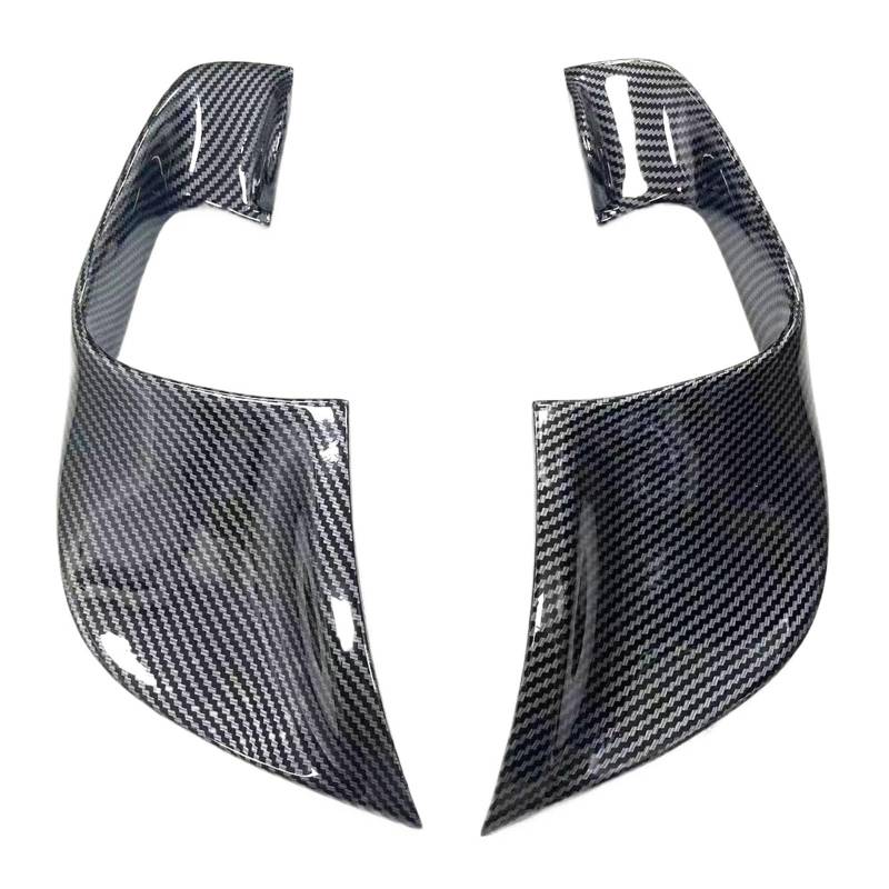 NVDERTA Windabweiser kompatibel mit Yamaha YZF-R7 2021–2023 Motorrad-Frontseitenspoiler, Flügel, aerodynamischer Flügel, ABS, schwarz, Spoiler-Kit R7 (ABS-Kohlefaser) von NVDERTA