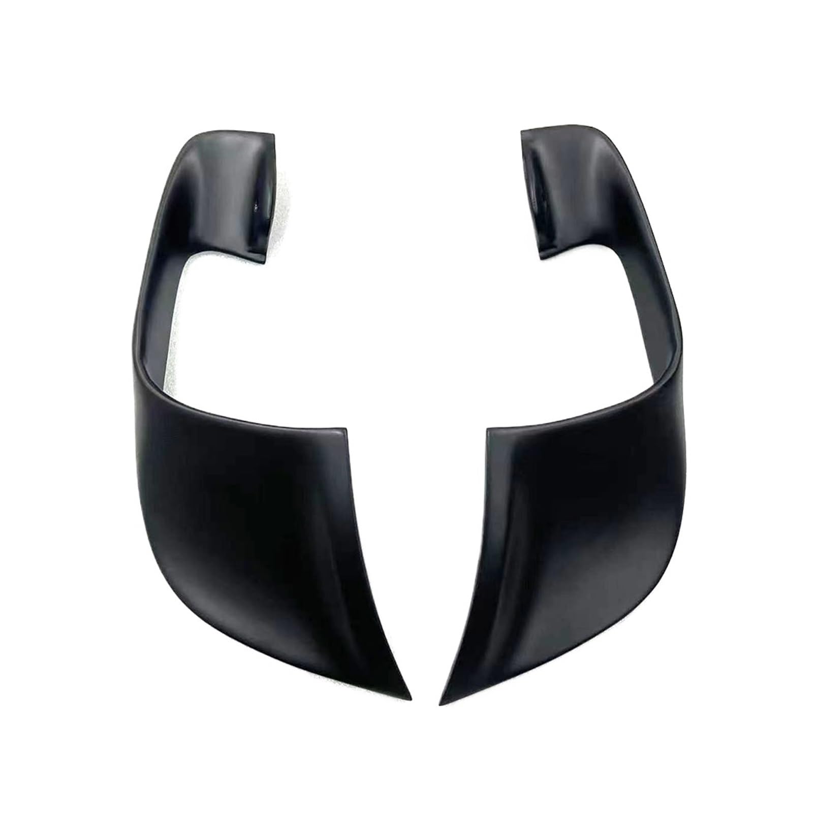 NVDERTA Windabweiser kompatibel mit Yamaha YZF-R7 2021–2023 Motorrad-Frontseitenspoiler, Flügel, aerodynamischer Flügel, ABS, schwarz, Spoiler-Set, R7 (mattschwarz) von NVDERTA