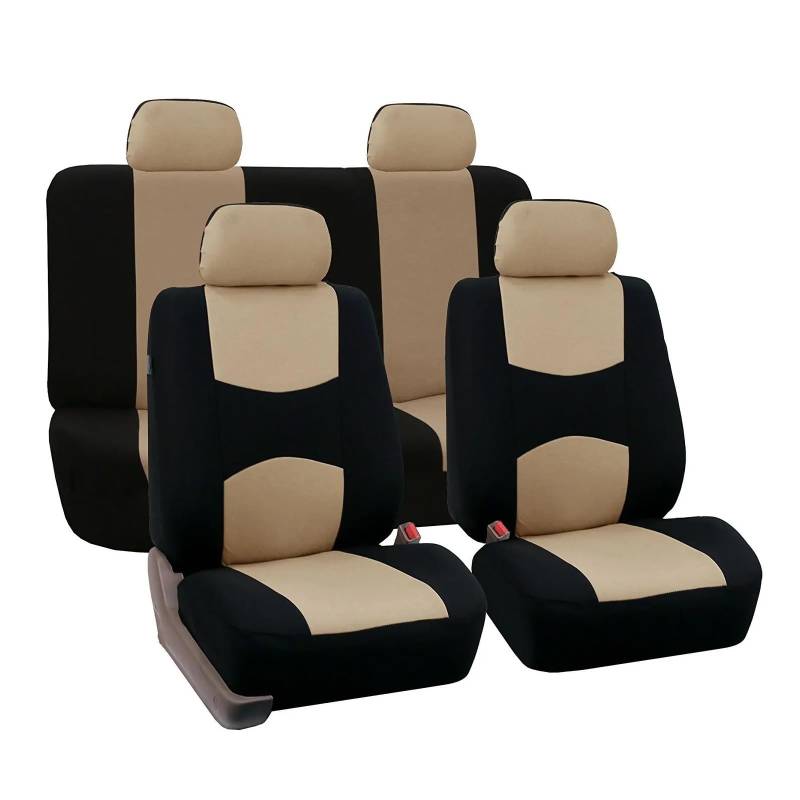 Auto Schonbezüge Für A4L A6L Für A5 Für A3 A2 A1 Für A7 Für A8 Q2 Für Q3 Für Q5 Für Q7 R8 S1 S3 S4 S5 S6 S7 SQ5 RS3 RS4 RS5 RS6 TT Für TTS Auto Sitz Abdeckung Sitzbezüge Auto(ZT06-5Seats-beige) von NVETJMUA