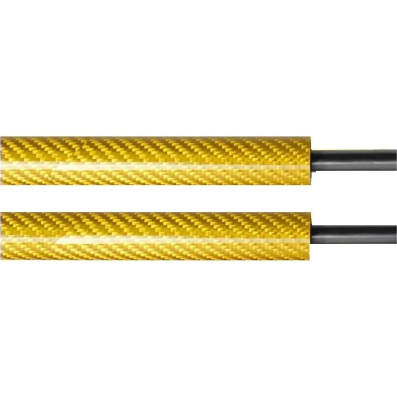 Gasfeder Dämpfer Heckklappe Für Lexus RX330 RX350 RX400h XU30 SUV 2003-2008 2 Stück Heckklappe Trunk Boot Gas Federbeine Lift Unterstützung Dämpfer Kofferraum Gasfeder(Yellow Carbon Fiber) von NVETJMUA