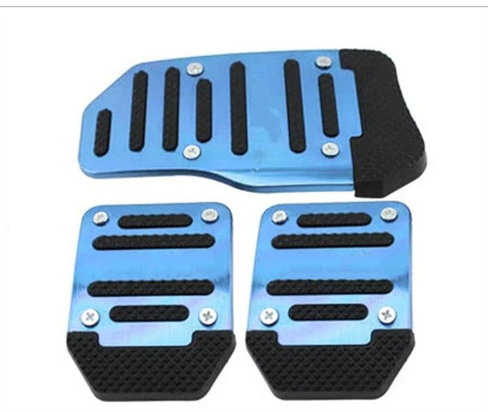 Kupplungspedal 1set Auto Pedal Schutz Abdeckung Auto Bremse Gaspedal Manuelle Getriebe Pedal Für Auto Universal Pedal Pedalauflage(Blue Set) von NVETJMUA