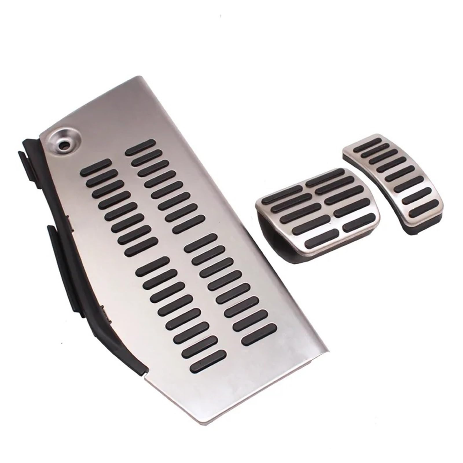 Kupplungspedal FÜR Polo FÜR VW FÜR Golf 4 FÜR Bora FÜR Käfer FÜR RSi FÜR GTI R32 Auto Pedal Edelstahl Pad Fuß Rest Auto Pedalauflage(at 3piece) von NVETJMUA