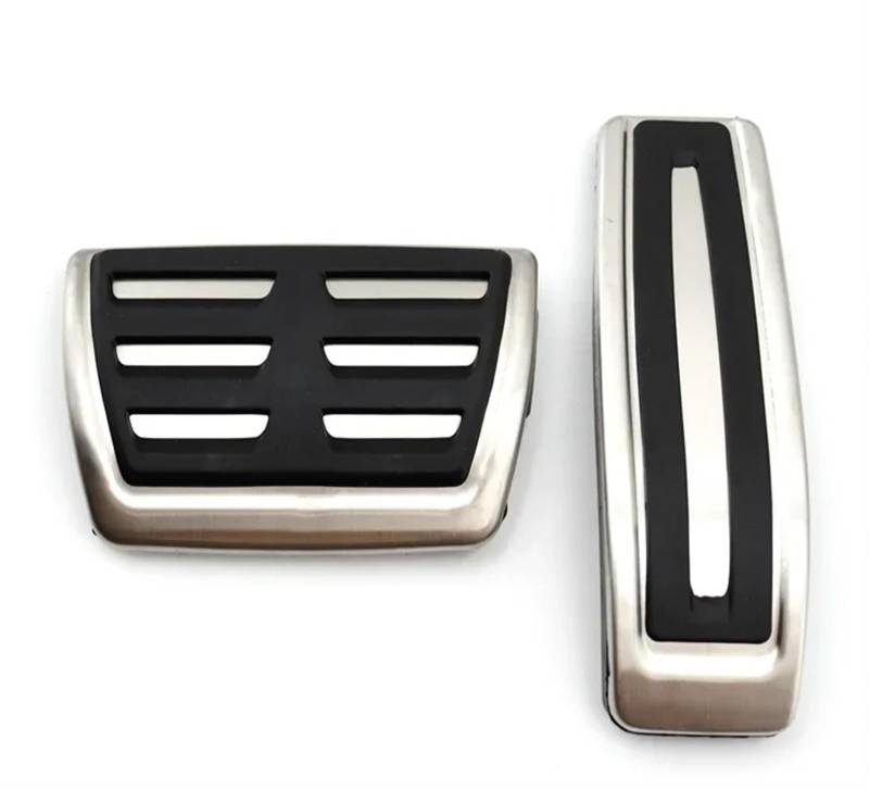 Kupplungspedal FÜR VW FÜR Touareg (2007-2017) Gas-Beschleuniger-Bremse rutschfeste Restfoot Pedal Cover Pads 2010 2011 2012 2013 2014 at Auto Fußpedale Pedalauflage(2 Pieces) von NVETJMUA