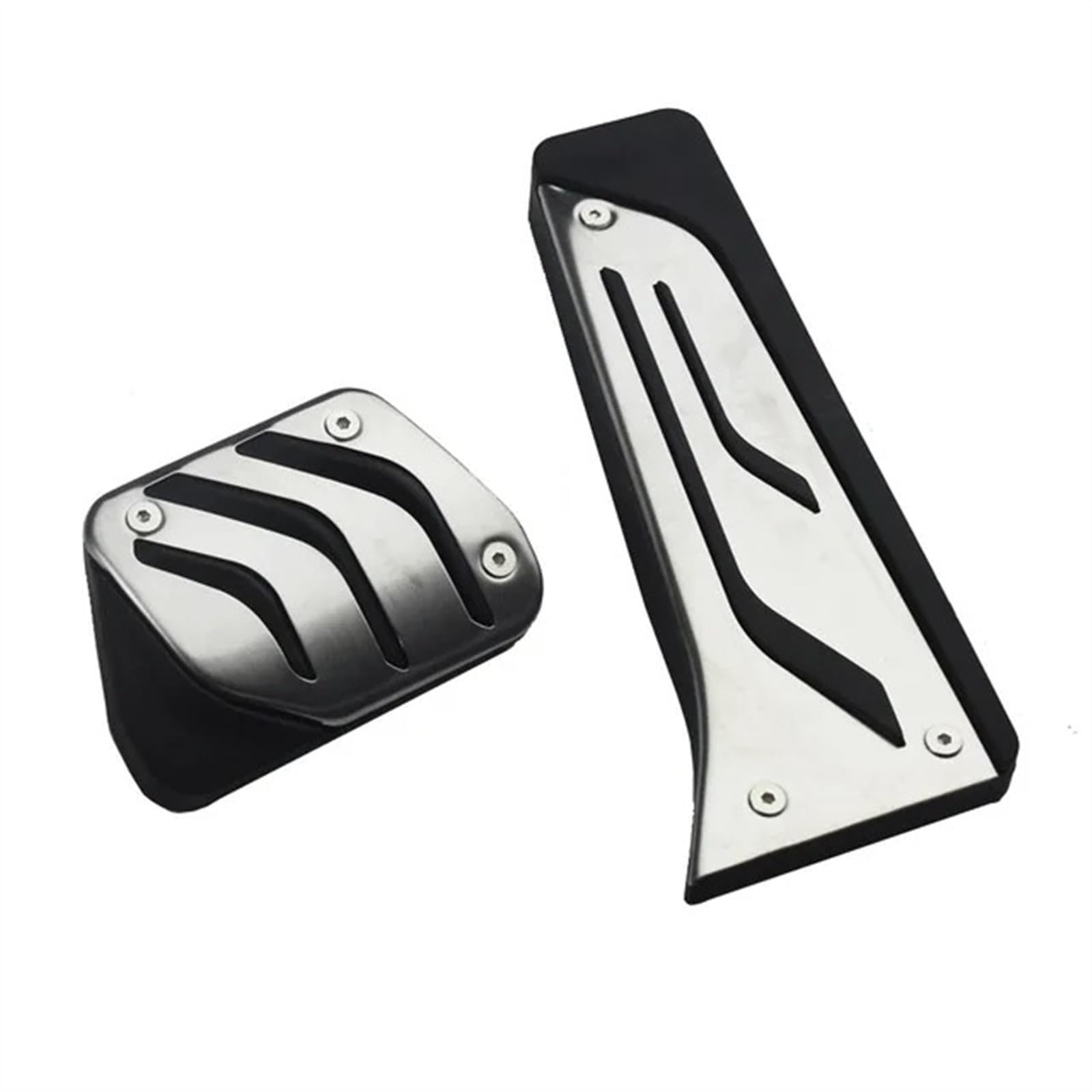 Kupplungspedal Für 5 6 7 Für Serie GT X3 X4 F10 F15 F30 F31 F34 LHD at Accelerator Bremse Fußstütze Pad Aluminium Legierung Pedal Pedalauflage(Schwarz) von NVETJMUA