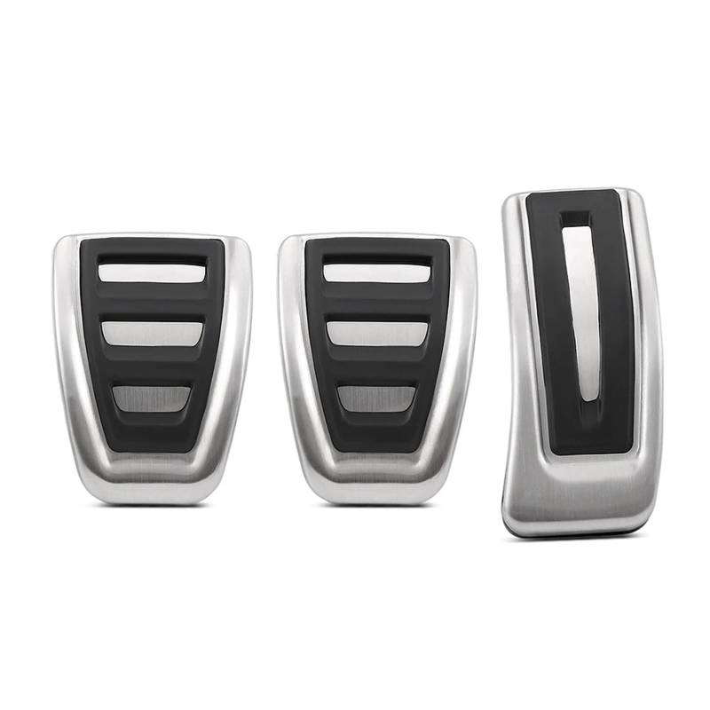 Kupplungspedal Für A1 A4 A6 Q5 8X GB B6 B8 C6 C7 C8 8R 80A Gaspedal Bremspedal Abdeckung Pads Auto Gas Kraftstoff Fußstütze Pedale Pedalauflage(3 -Pieces) von NVETJMUA