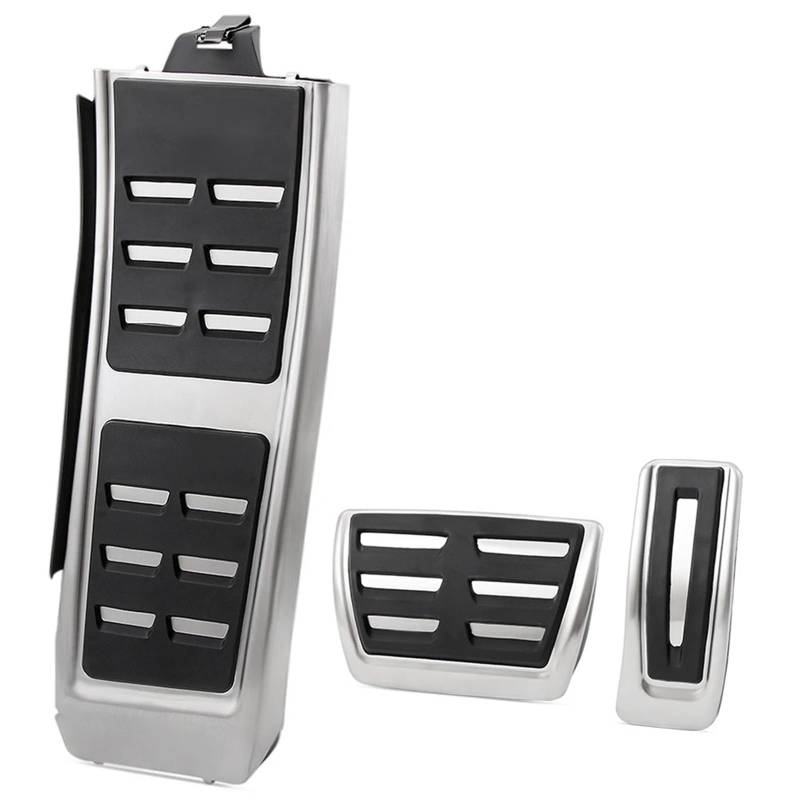 Kupplungspedal Für A1 A4 A6 Q5 8X GB B6 B8 C6 C7 C8 8R 80A Gaspedalbremse Ohne Bohren Pedalabdeckung Pads Auto Gas Kraftstoff Fußstütze Pedale Pedalauflage(3- Pieces) von NVETJMUA