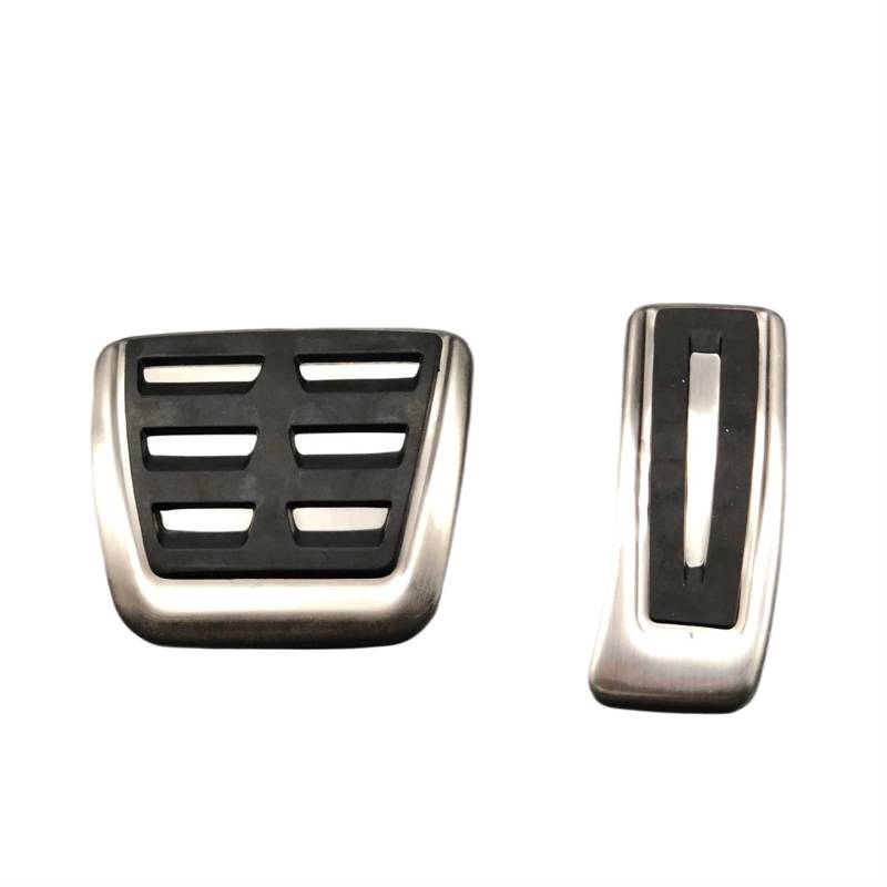 Kupplungspedal Für A4 B9 2016-2019 2020 2021 2022 Gas Brems Fuß Rest Pedal Abdeckung Accelerator RHD at Edelstahl Auto Pedal Pedalauflage(2 Pieces) von NVETJMUA