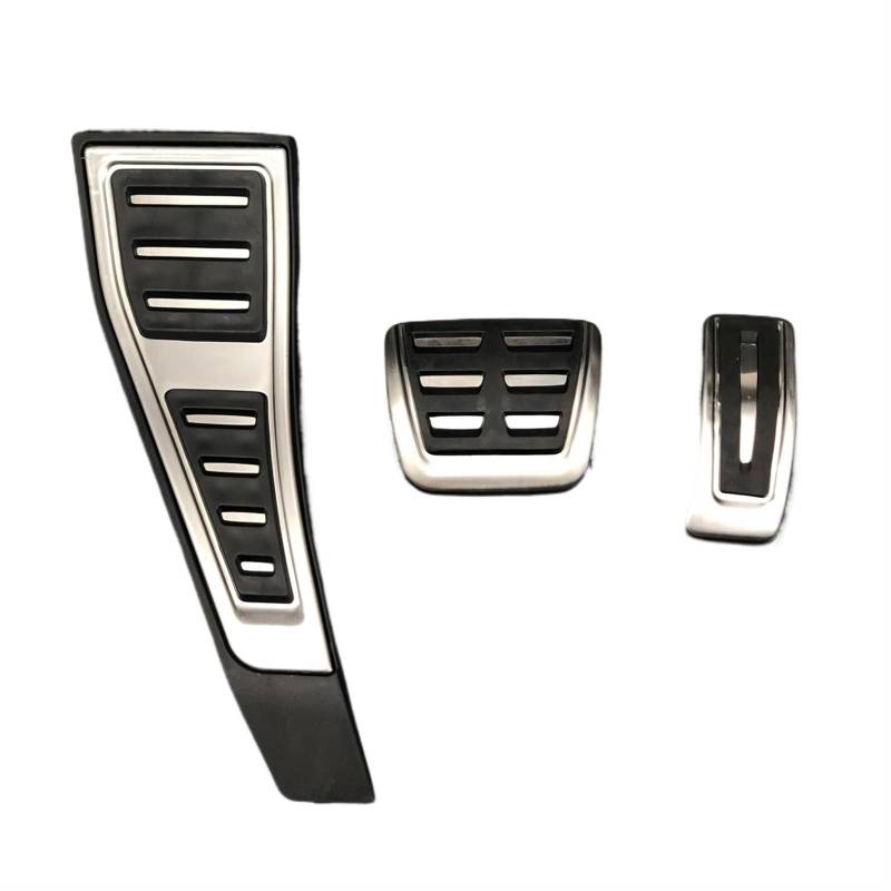 Kupplungspedal Für A4 B9 2016-2019 2020 2021 2022 Gas Brems Fuß Rest Pedal Abdeckung Accelerator RHD at Edelstahl Auto Pedal Pedalauflage(3 Pieces) von NVETJMUA