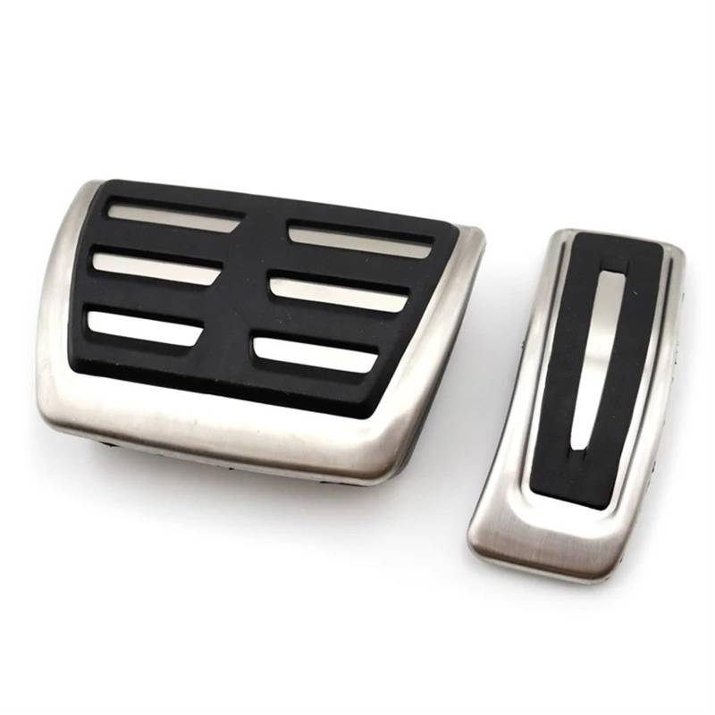 Kupplungspedal Für A6 C6 C7 C8 2004~2021 2022 Restfoot Edelstahl Pedal Abdeckung Teile Auto Fuß Pedale Abdeckung Kraftstoff Beschleuniger Bremse Pedalauflage(2 Pieces) von NVETJMUA