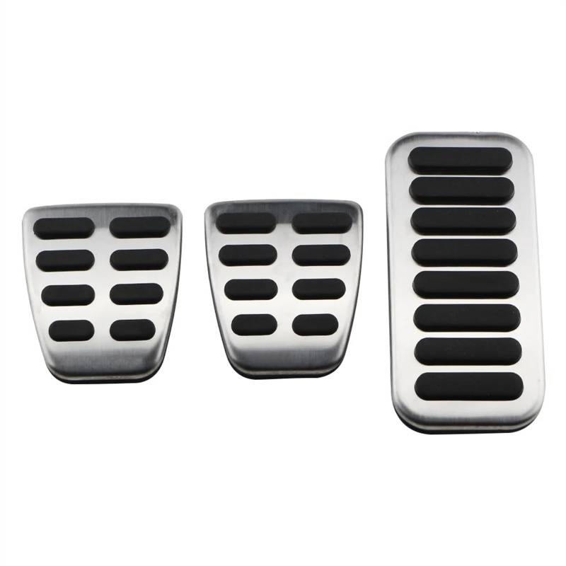 Kupplungspedal Für Brio 2010 2011 2012 2013 2014 2015 2016 Edelstahl Auto Gas Bremse Kupplung Pedal Pedalauflage(MT Pedal) von NVETJMUA