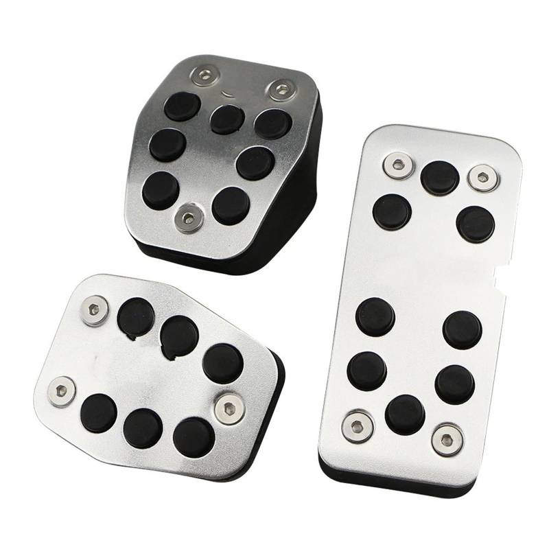 Kupplungspedal Für Ford Für Focus 2 MK2 RS ST 2005-2009 2010 2011 Autopedale Abdeckungen Auto Edelstahl Kupplung Gas Bremspedal Fußstützenpolster Pedalauflage(MT Without Rest) von NVETJMUA