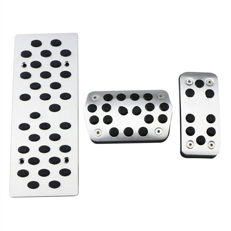 Kupplungspedal Für Ford Für Focus 2 MK2 RS ST 2005-2009 2010 2011 Autopedale Abdeckungen Auto Edelstahl Kupplung Gas Bremspedal Fußstützenpolster Pedalauflage(at with Rest) von NVETJMUA
