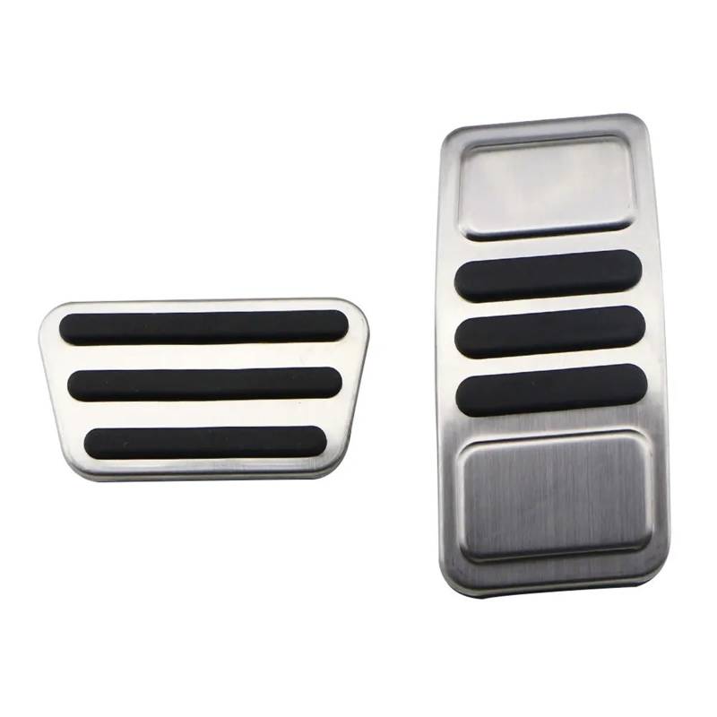 Kupplungspedal Für Ford Für Mustang 2015 2016 2017 2018 2019 2020 2021 Auto Gas Bremse Fußstütze Pedal Abdeckung Edelstahl Auto Pedale Pedalauflage(at Without Rest) von NVETJMUA