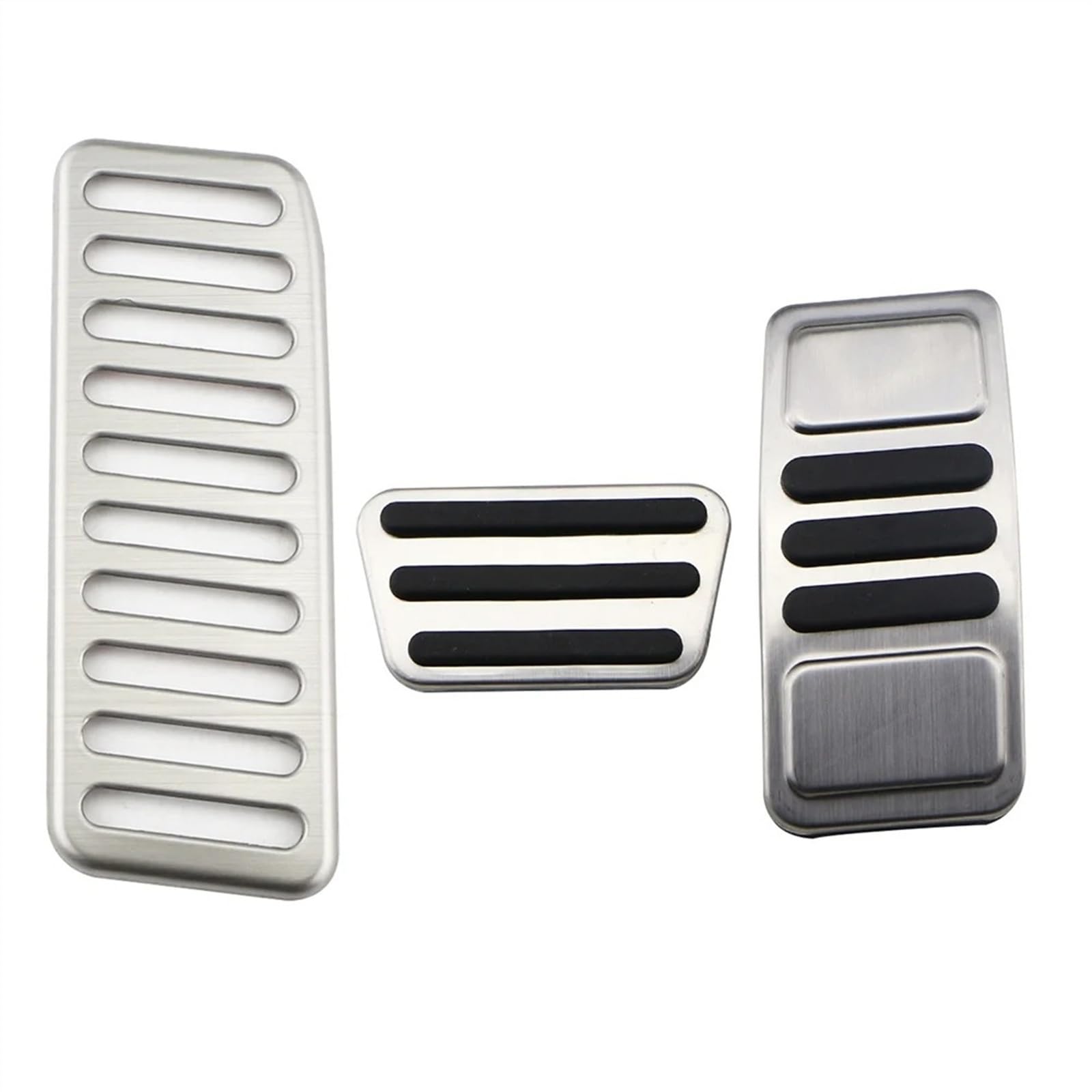Kupplungspedal Für Ford Für Mustang 2015 2016 2017 2018 2019 2020 2021 Auto Gas Bremse Fußstütze Pedal Abdeckung Edelstahl Auto Pedale Pedalauflage(at with Rest) von NVETJMUA