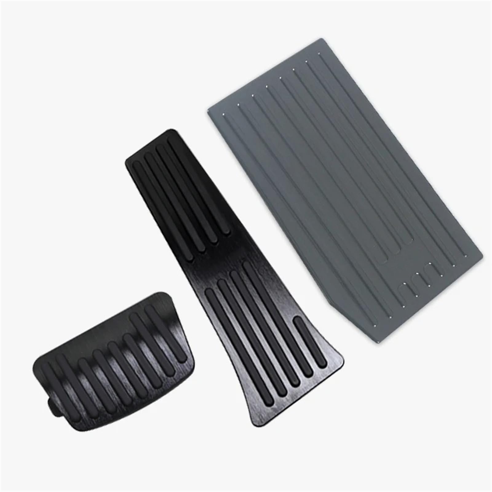 Kupplungspedal Für Hyundai Für Tucson NX4 2021 2022 2023 2024 Für Hybrid N Für Linie Auto Gaspedal Bremse Fußstütze Pedale Abdeckung Pads Pads Zubehör Pedalauflage(3piece Black) von NVETJMUA