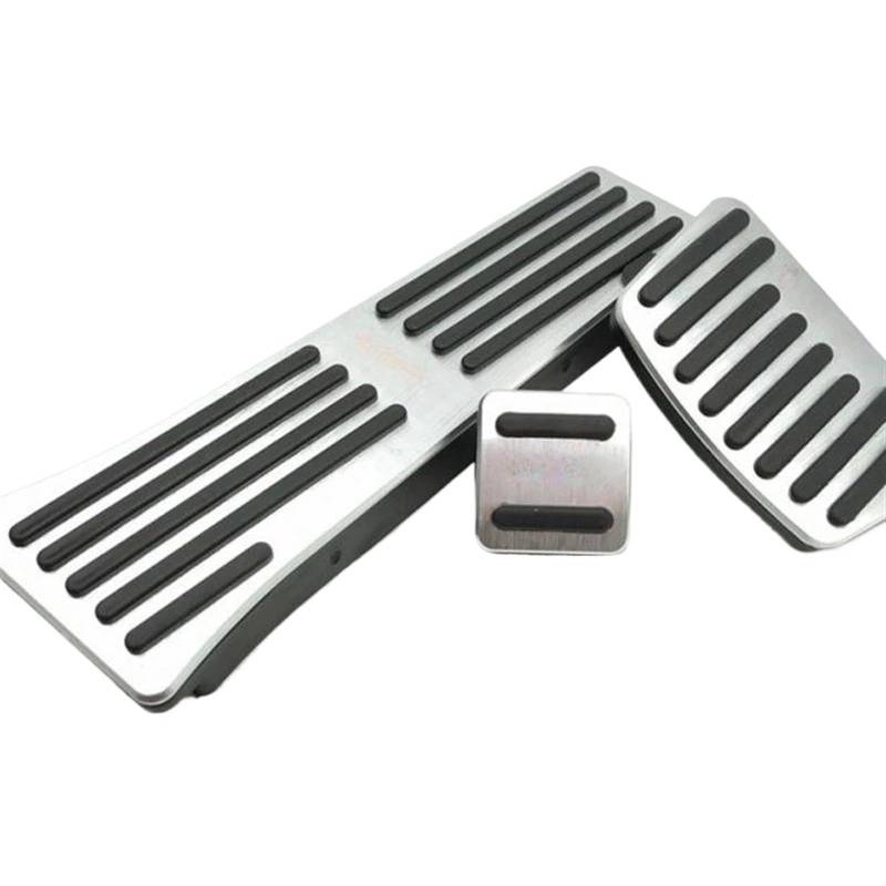 Kupplungspedal Für Hyundai Für Tucson NX4 2021 2022 2023 Auto Fußpedale Abdeckung Gas Beschleuniger Bremse Edelstahl Kein Bohren Pedal Pedalauflage(3 Piece) von NVETJMUA