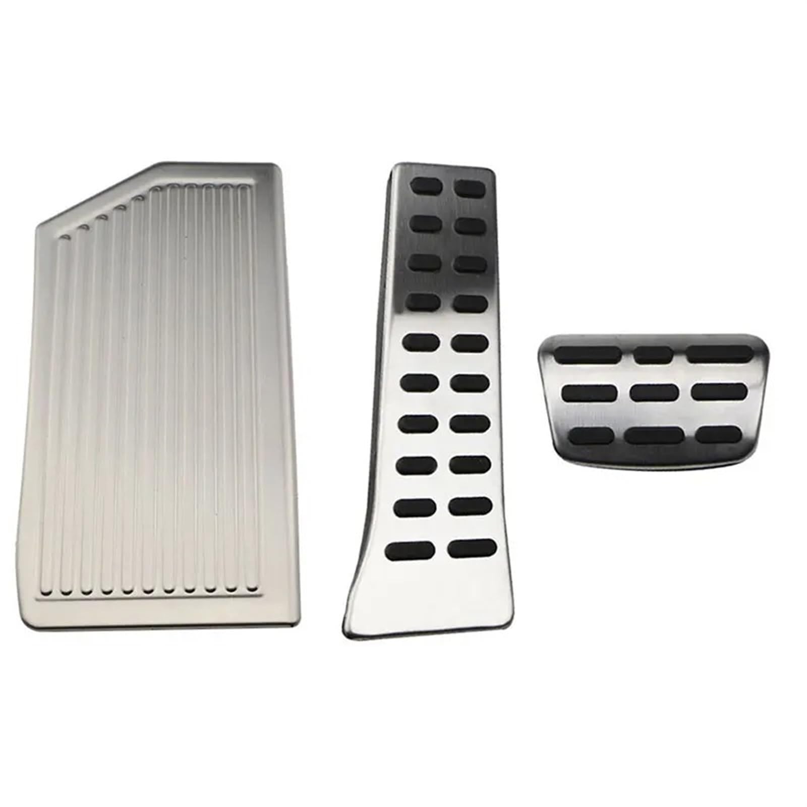 Kupplungspedal Für Hyundai Für Tucson TL 2015-2019 2020 2021 Gas Beschleuniger Kraftstoff Bremse Kupplung Fußstütze Pedal Pad Zubehör Auto Pedale Abdeckung Pedalauflage(3piece at with Rest) von NVETJMUA