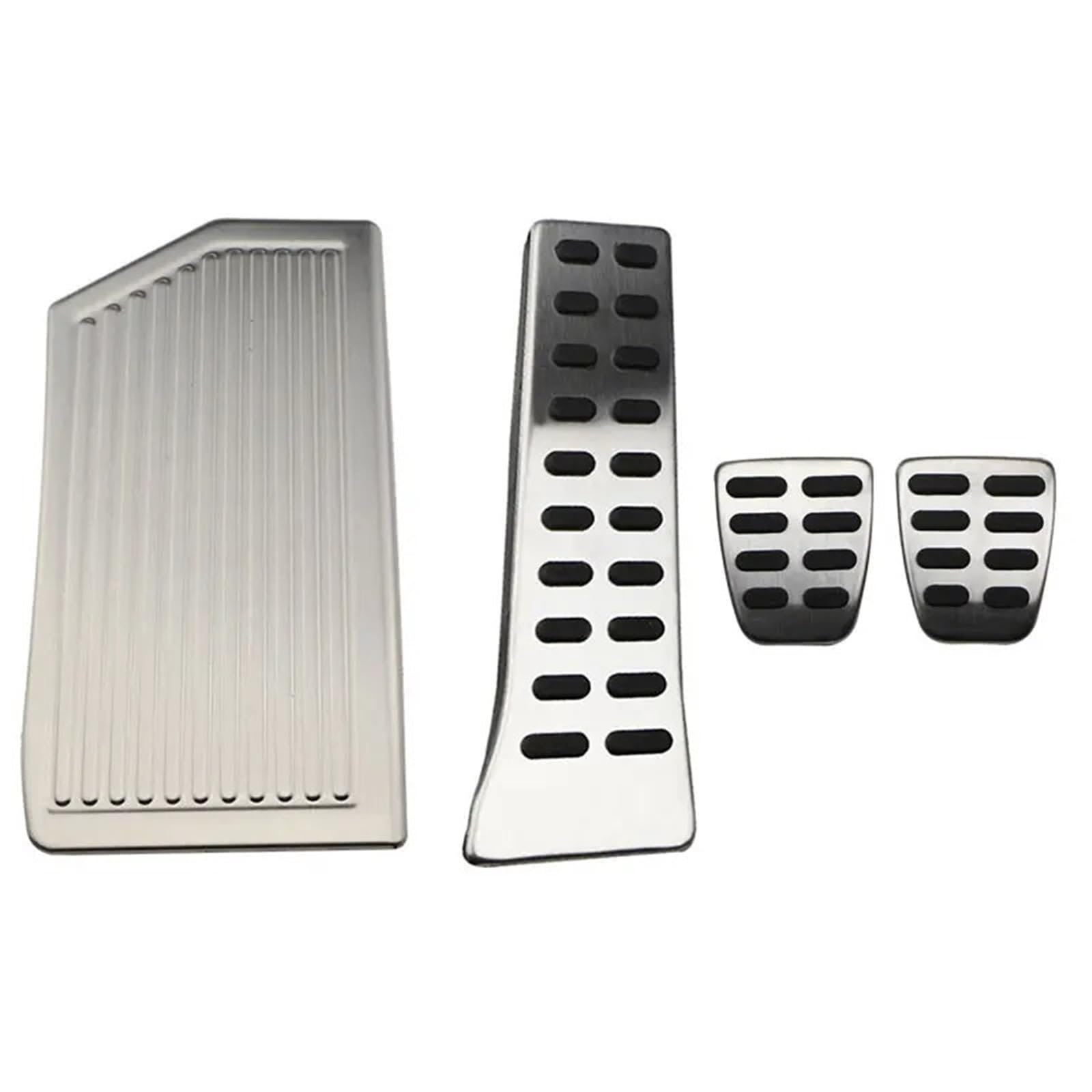 Kupplungspedal Für Hyundai Für Tucson TL 2015-2019 2020 2021 Gas Beschleuniger Kraftstoff Bremse Kupplung Fußstütze Pedal Pad Zubehör Auto Pedale Abdeckung Pedalauflage(4piece MT with Rest) von NVETJMUA