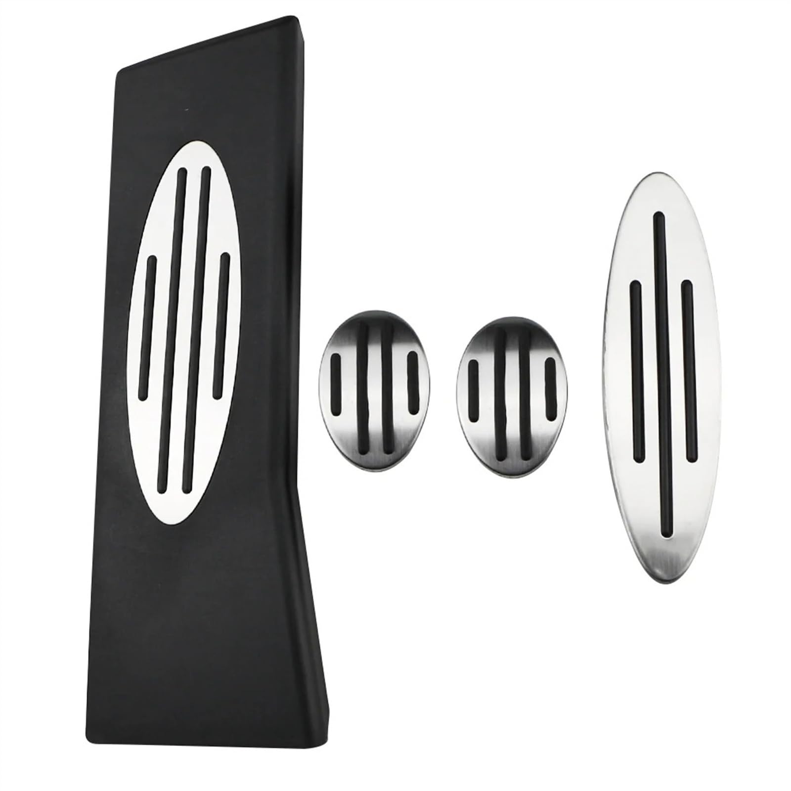 Kupplungspedal Für Mini Für Cooper Für One Für Hatch Für Hardtop Für Countryman Auto Gas Kraftstoff Kupplung Bremse Fußstütze Pedal Pads Abdeckung Pedalauflage(MT with Rest Pedal) von NVETJMUA