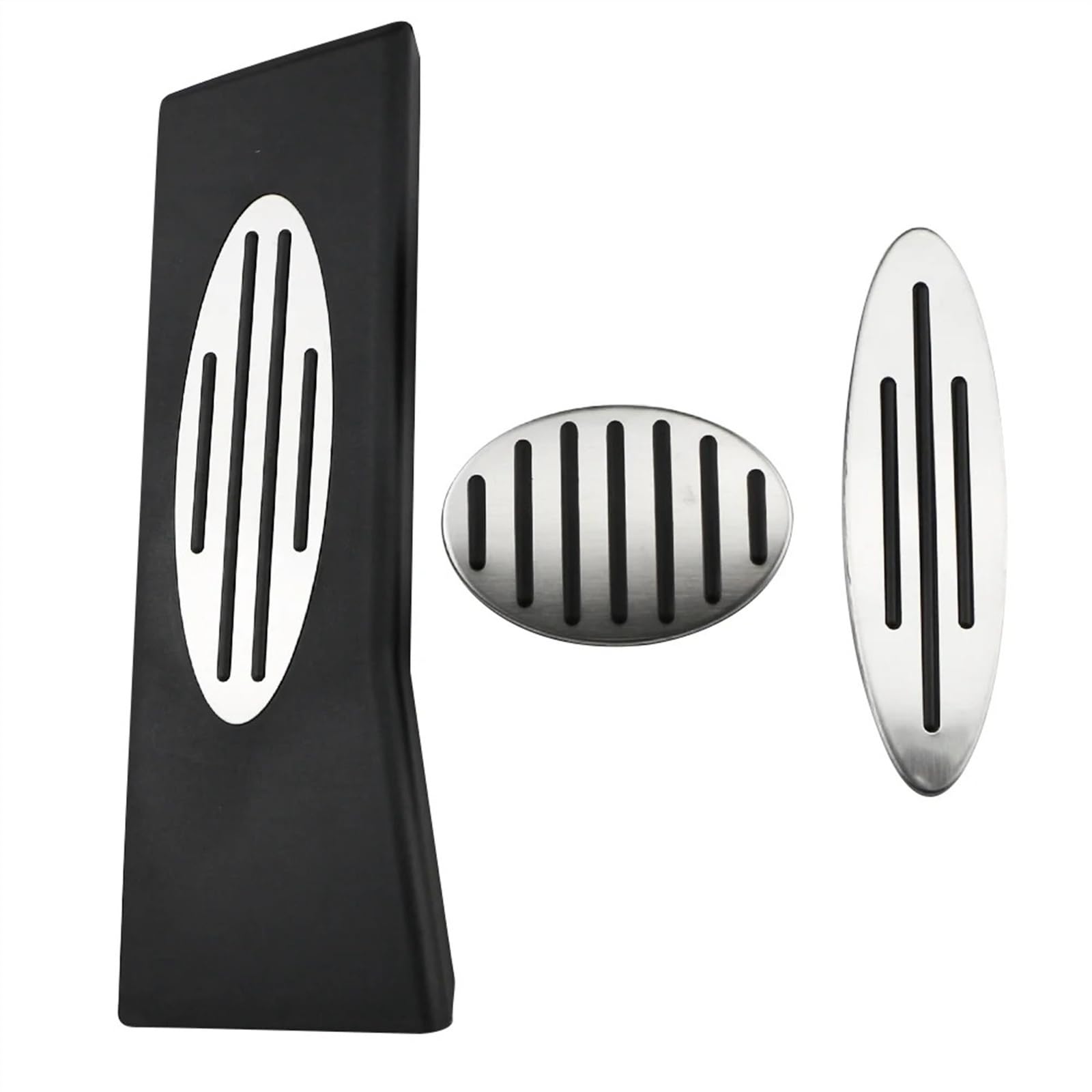 Kupplungspedal Für Mini Für Cooper Für One Für Hatch Für Hardtop Für Countryman Auto Gas Kraftstoff Kupplung Bremse Fußstütze Pedal Pads Abdeckung Pedalauflage(at with Rest Pedal) von NVETJMUA