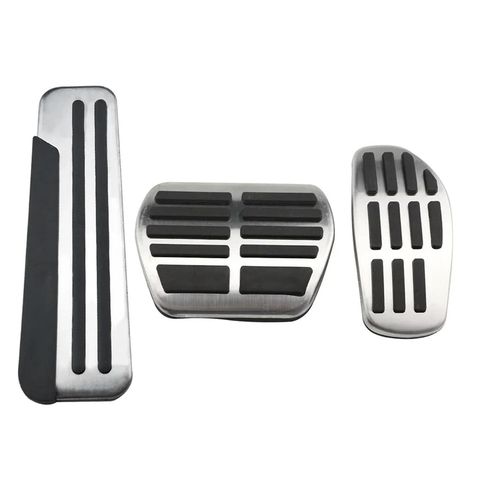Kupplungspedal Für Nissan Für Qashqai J12 2023 2024 Beschleuniger at MT Auto Pedale Bremse Kein Bohren Pedal Abdeckung Pads Teil Edelstahl Pedalauflage(3- Piece) von NVETJMUA