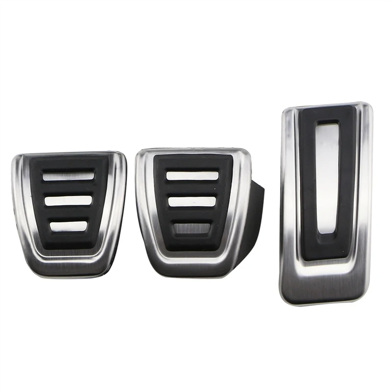 Kupplungspedal Für Skoda Für Octavia Für III 5E 2012-2022 at MT Für LHD Auto Edelstahl Auto Pedale Fußstütze Auto Gas Bremse Cluth Pedal Abdeckung Pad Pedalauflage(MT Without Rest) von NVETJMUA