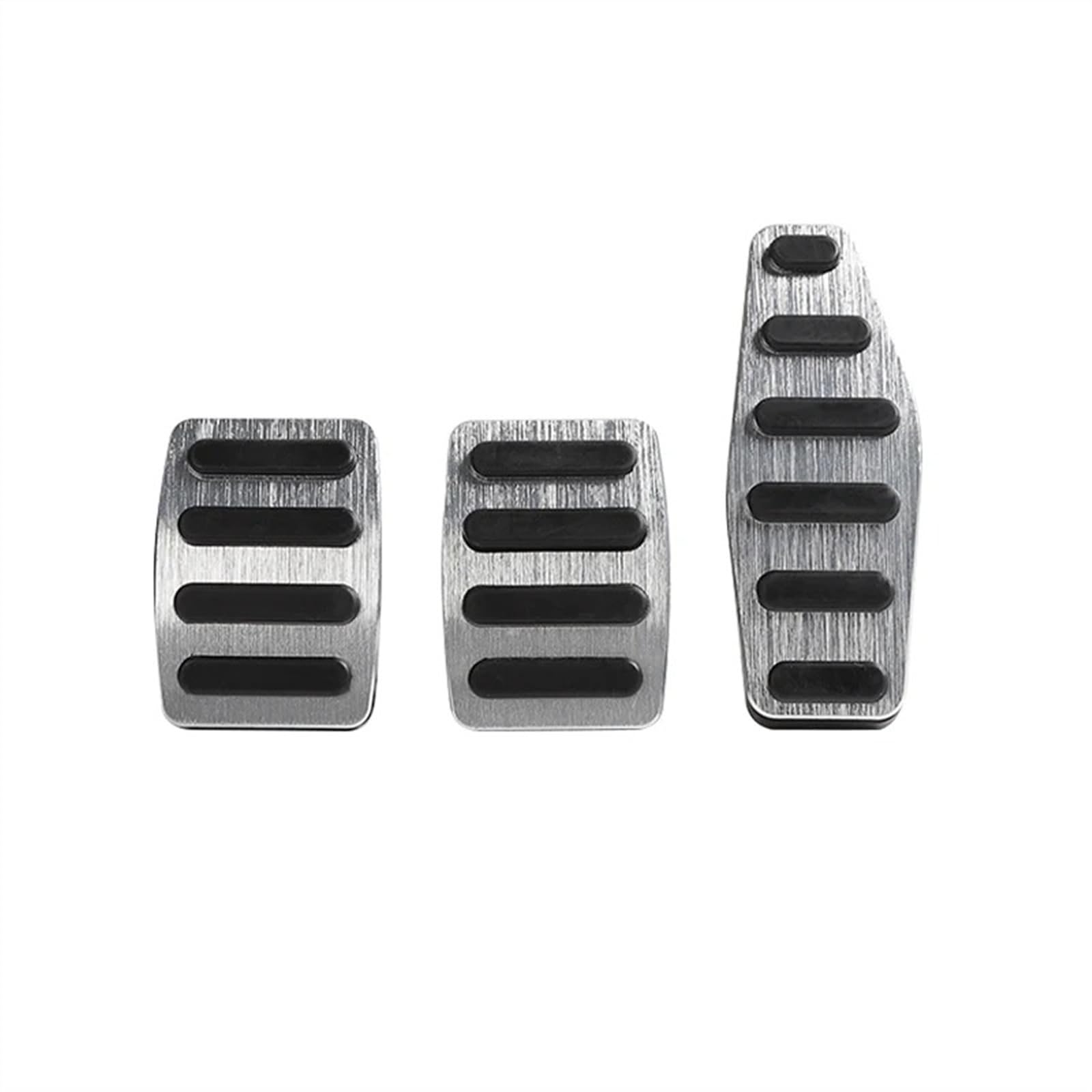 Kupplungspedal Für Suzuki Für Jimny Für Sierra JB64 JB74 2019 2020 2021 2022 2023 JB64W JB74W Auto Gaspedal Bremse Fußstütze Pedale Abdeckung Zubehör Pedalauflage(MT 2piece Silver) von NVETJMUA