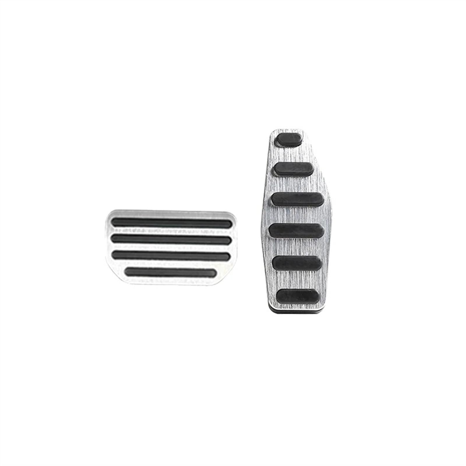 Kupplungspedal Für Suzuki Für Jimny Für Sierra JB64 JB74 2019 2020 2021 2022 2023 JB64W JB74W Auto Gaspedal Bremse Fußstütze Pedale Abdeckung Zubehör Pedalauflage(at 2PIECE Silver) von NVETJMUA
