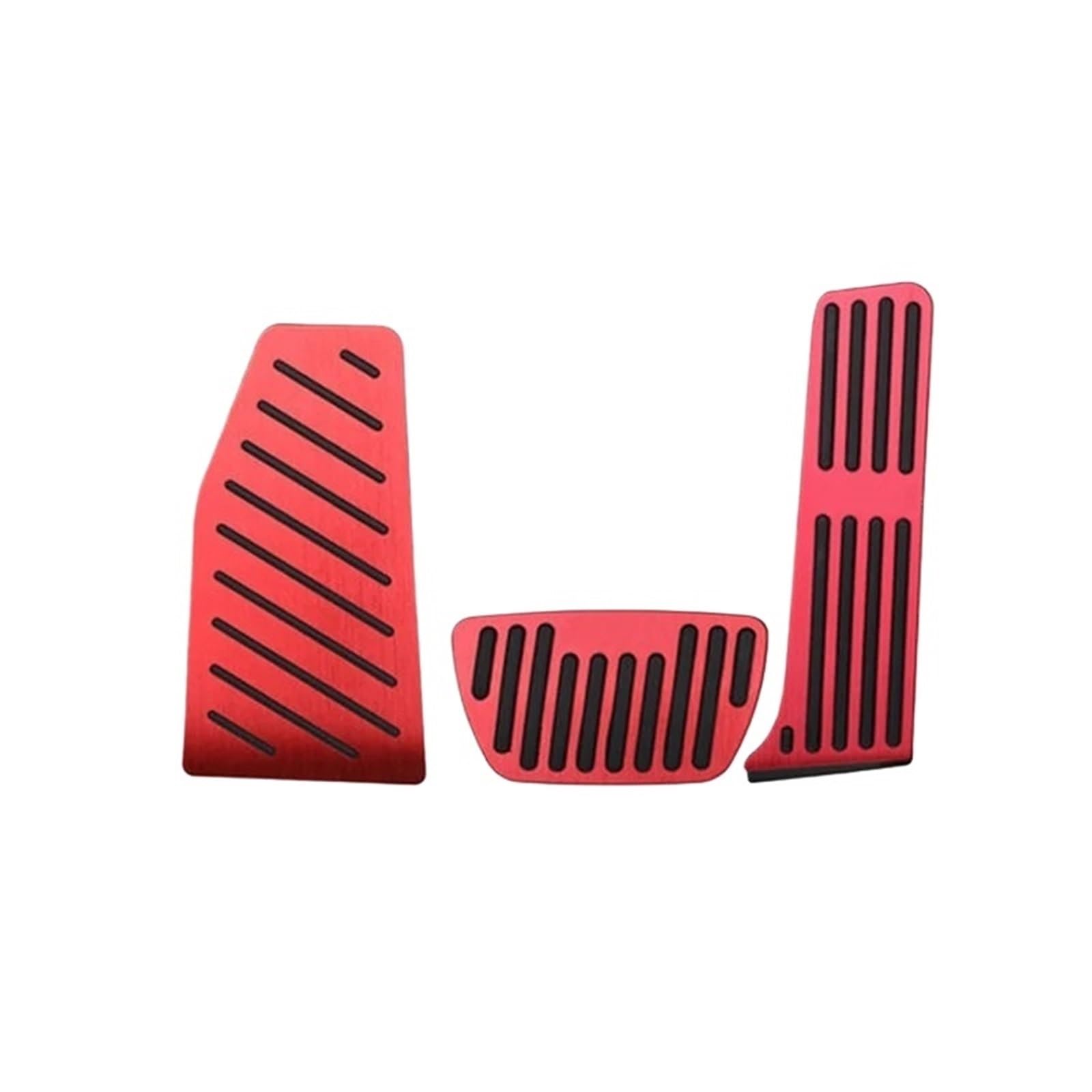 Kupplungspedal Für Toyota Für RAV4 Für RAV 4 XA50 2019 2020 2021 2022 2023 2024 Autopedale Gaspedal Bremse Rutschfestes Pedal Autoteile Pedalauflage(Red 3pieces) von NVETJMUA