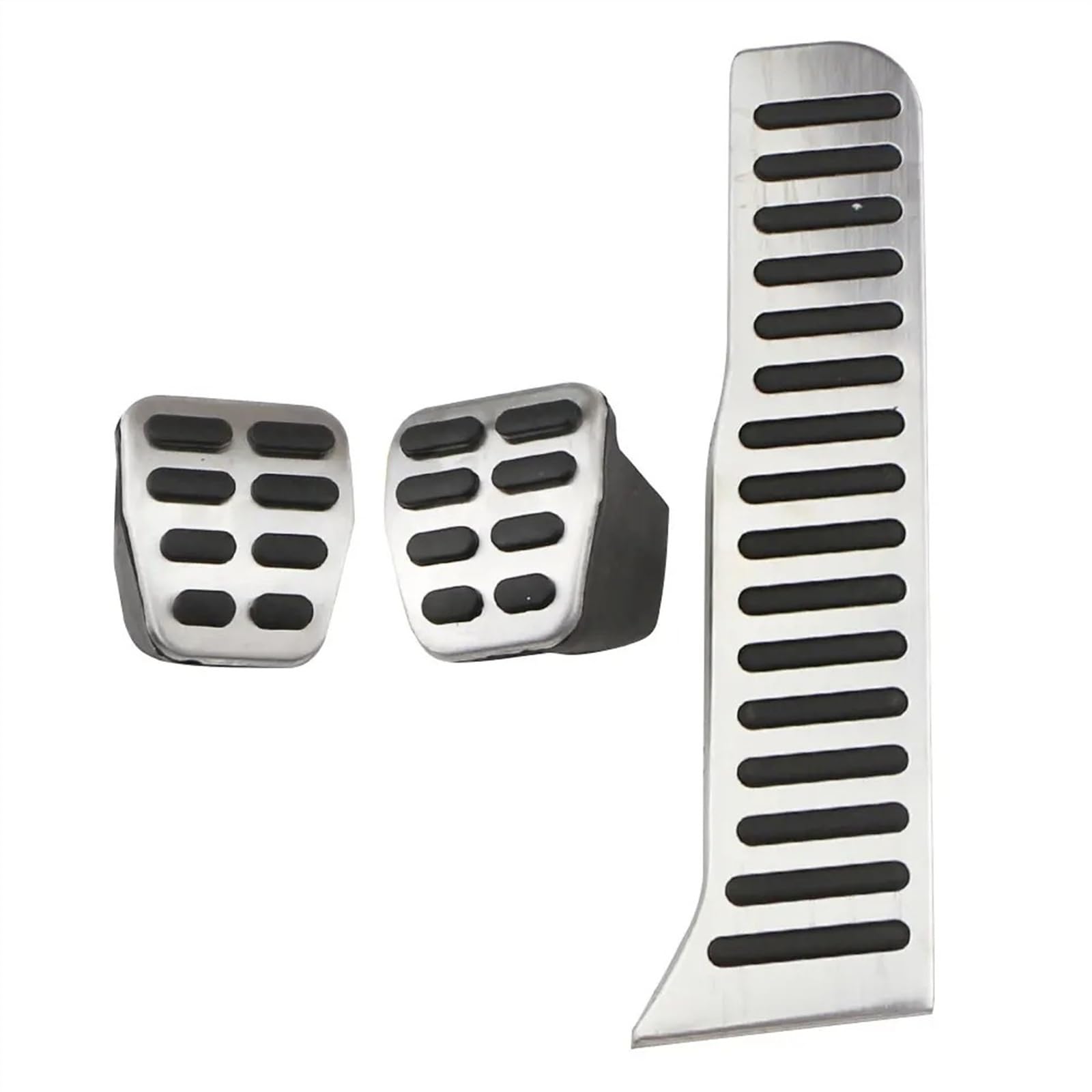 Kupplungspedal Für VW CC Für Passat B6 B7 R36 Für Line Für Skoda Für Superb LHD Edelstahl Gas Bremspedal Abdeckung Auto Pedale Pedalauflage(MT Without Rest) von NVETJMUA