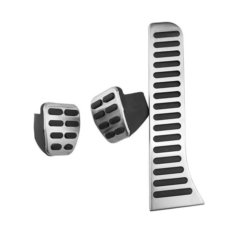 Kupplungspedal Für VW Für Caddy 2004-2015 Kit Teile Zubehör Auto Edelstahl Auto Gas Pedal Bremse Pedale Abdeckung Pedalauflage(RHD MT) von NVETJMUA
