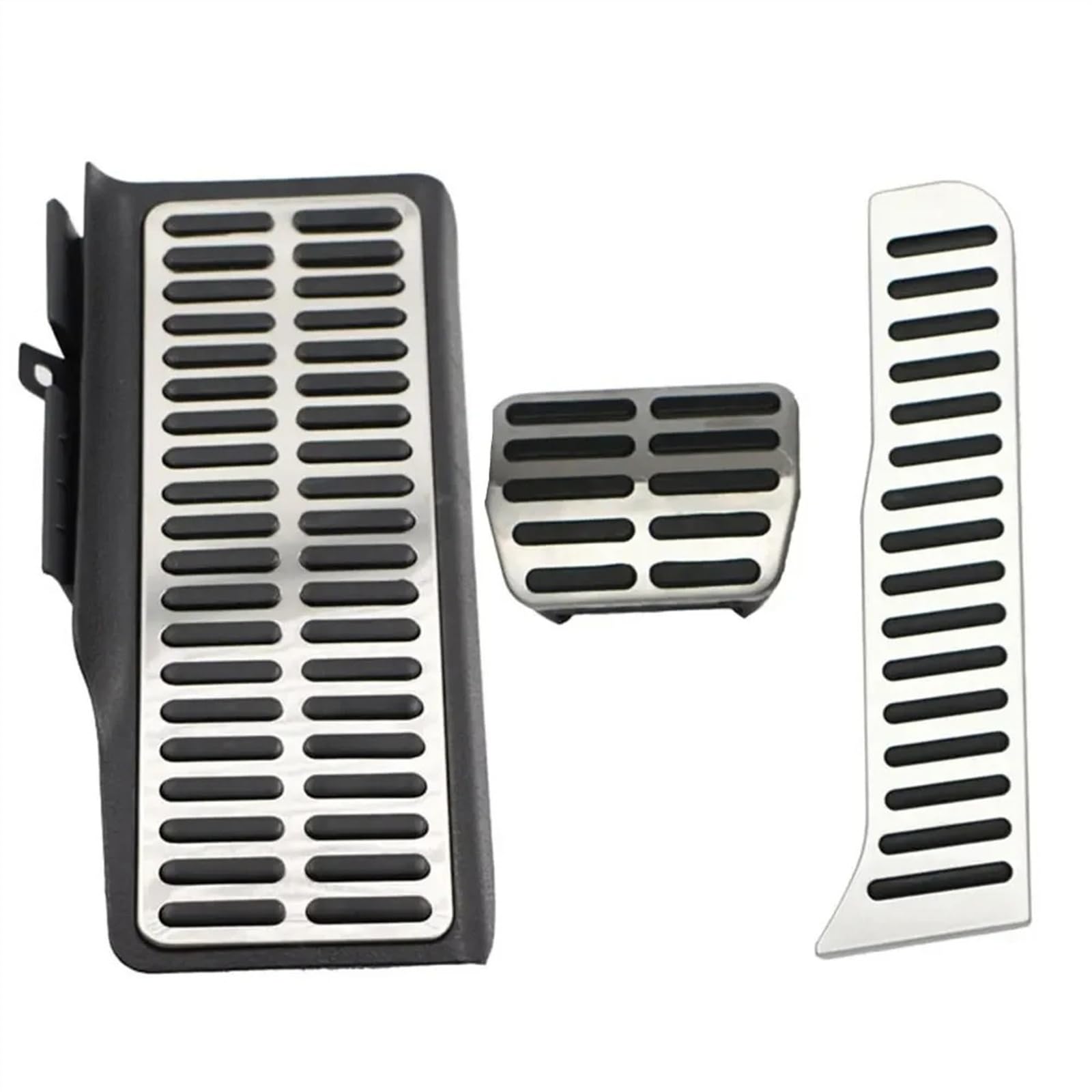 Kupplungspedal Für VW Für Jetta MK6 LHD Für Edelstahl Für Stahl Auto Kraftstoff Gas Pedal Pads Fuß Rest Pedale Abdeckung Pedalauflage(at with Rest Pedal) von NVETJMUA