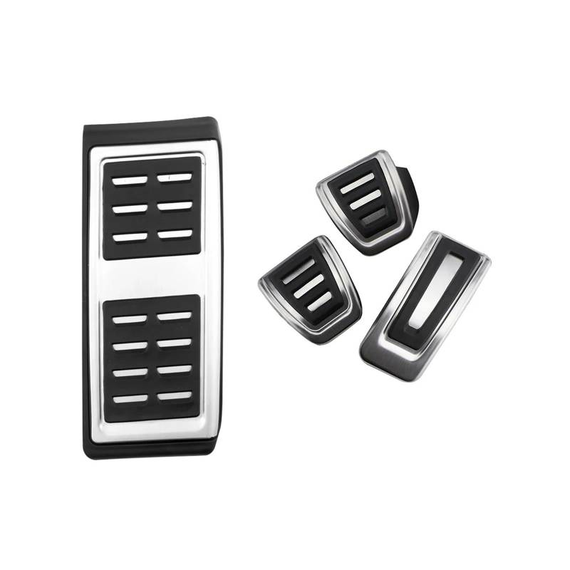 Kupplungspedal Für VW Für Tiguan MK2 Für Allspace 2017 2018 2019 2020 2021 2022 at MT Autopedalabdeckung Gasbremspedale Fußstützenpolster Pedalauflage(MT with Rest(LHD)) von NVETJMUA