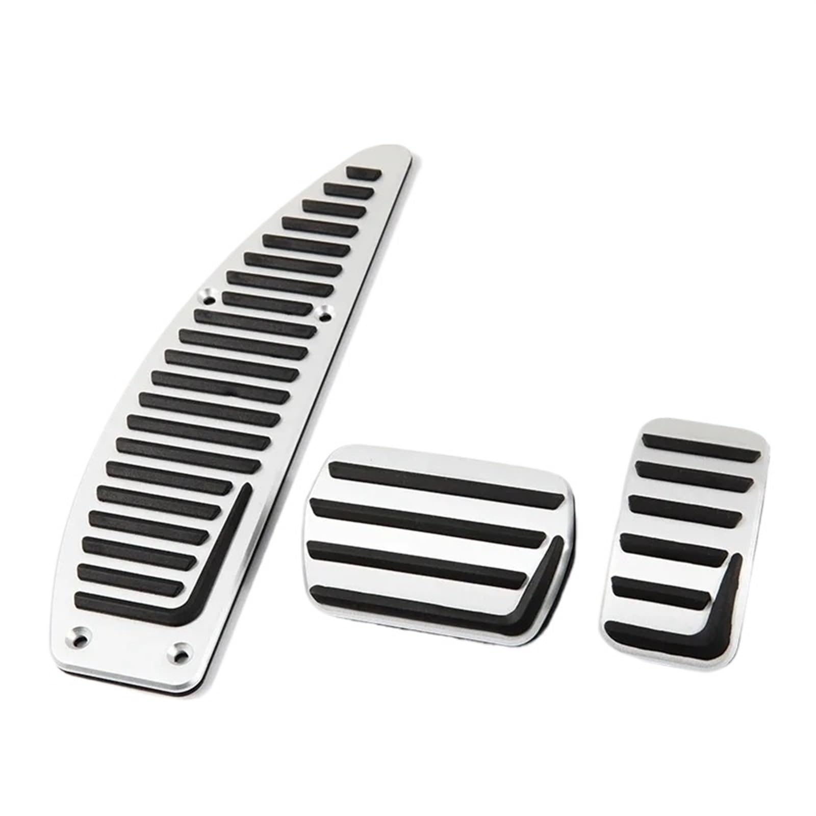Kupplungspedal Für Volvo S40 V40 C30 at Auto Aluminiumlegierung Auto-Styling Autozubehör Auto Fußstütze Bremsgas Gaspedalauflage Abdeckung Pedalauflage(3 Pieces for at) von NVETJMUA
