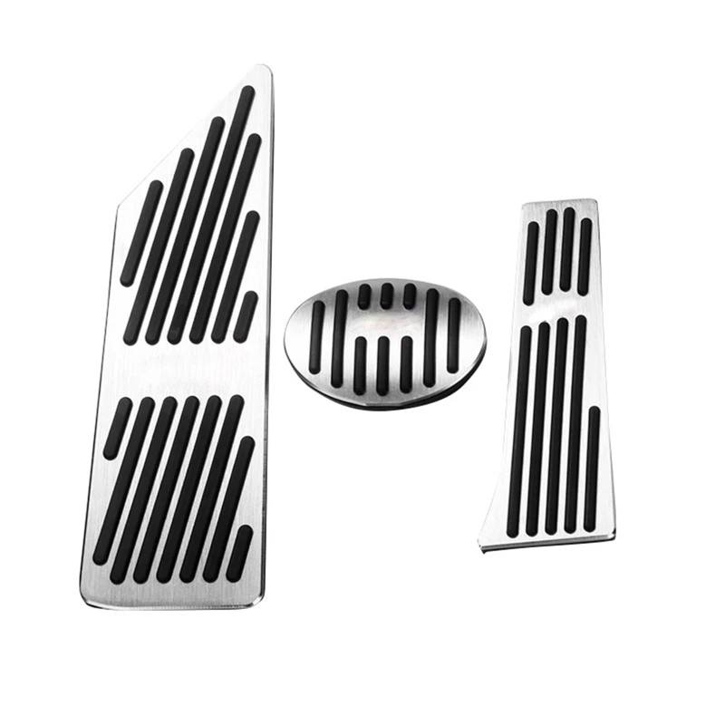 Kupplungspedal Für X2 F39 2018 2019 2020 2021 2022 Gas Accelerator Bremse Restfoot Pedal Abdeckung Edelstahl Auto Fuß Pedale Pedalauflage(3 Pieces) von NVETJMUA