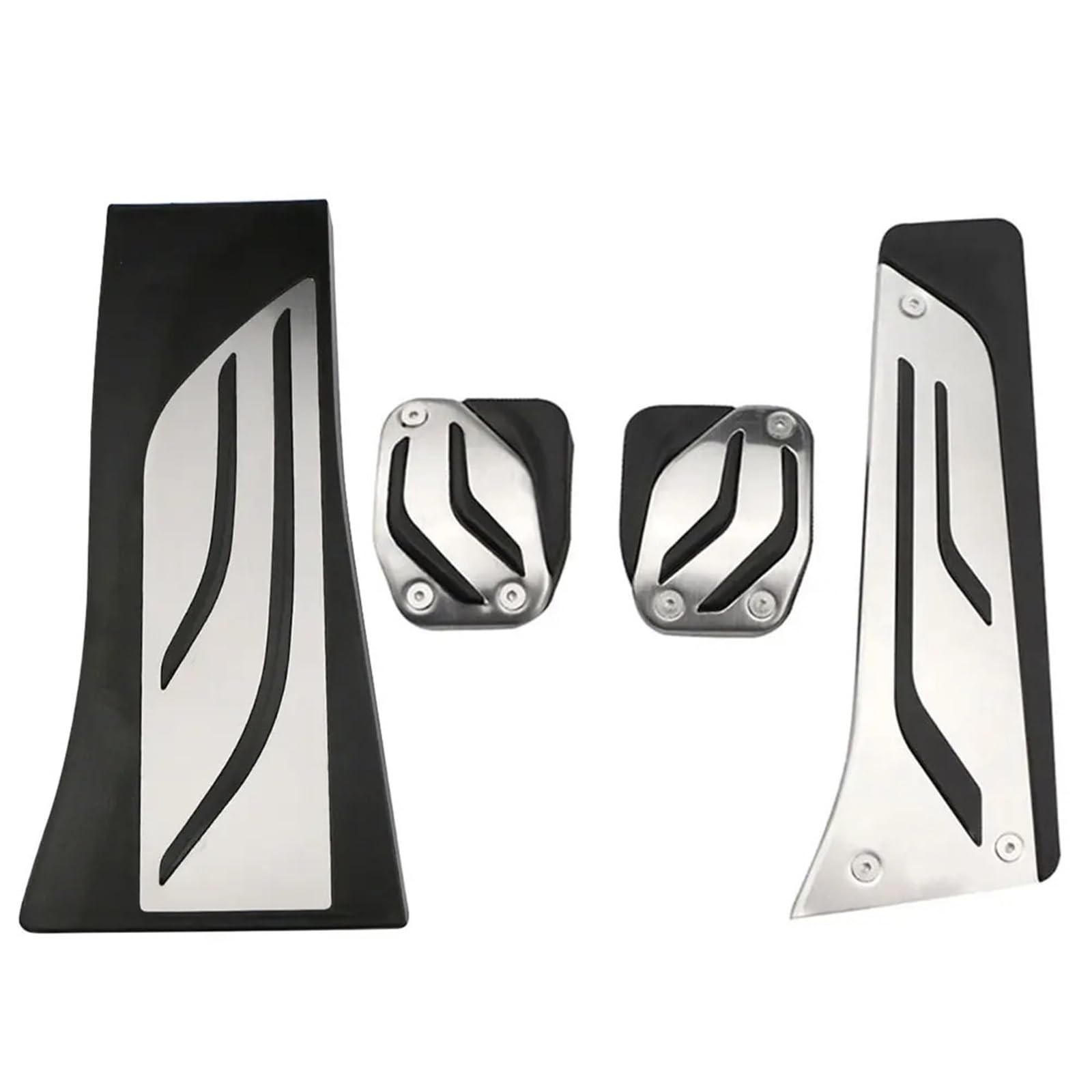 Kupplungspedal Für X5 X6 F15 F16 E70 E71 E72 2008-2018 2019 2020 at LHD Teile Auto Edelstahl Accelerator Gas Bremse Fußstütze Pedal Pad Pedalauflage(LHD MT with Rest) von NVETJMUA
