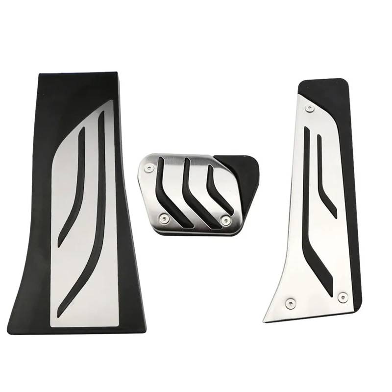 Kupplungspedal Für X5 X6 F15 F16 E70 E71 E72 2008-2018 2019 2020 at LHD Teile Auto Edelstahl Accelerator Gas Bremse Fußstütze Pedal Pad Pedalauflage(LHD at with Rest) von NVETJMUA