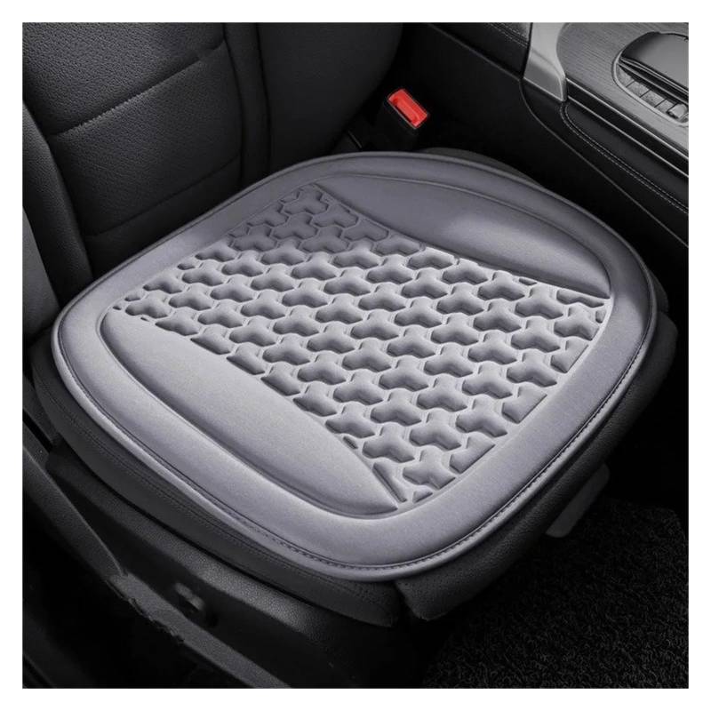 NVETJMUA Auto Schonbezüge Autositzbezug Schweißfest Autositzkissen Konvexes Design Für Wärmeableitung Universelles Auto-Stuhlmatten-Pad Sitzbezüge Auto(Grey Seat Pad) von NVETJMUA